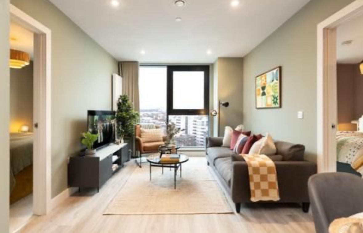 Contemporary open-plan interior — example photography (replace with your own).